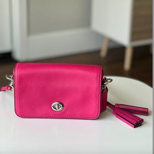 Coach Penny Legacy Fuchsia Crossbody